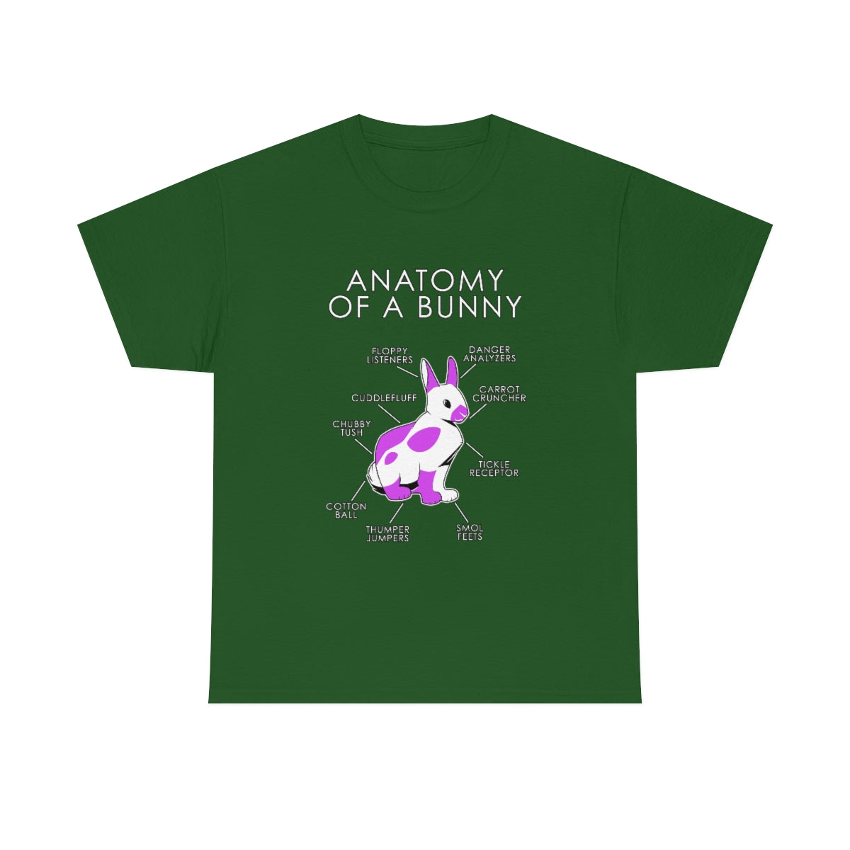 Bunny Pink - T-Shirt T-Shirt Artworktee Green S 