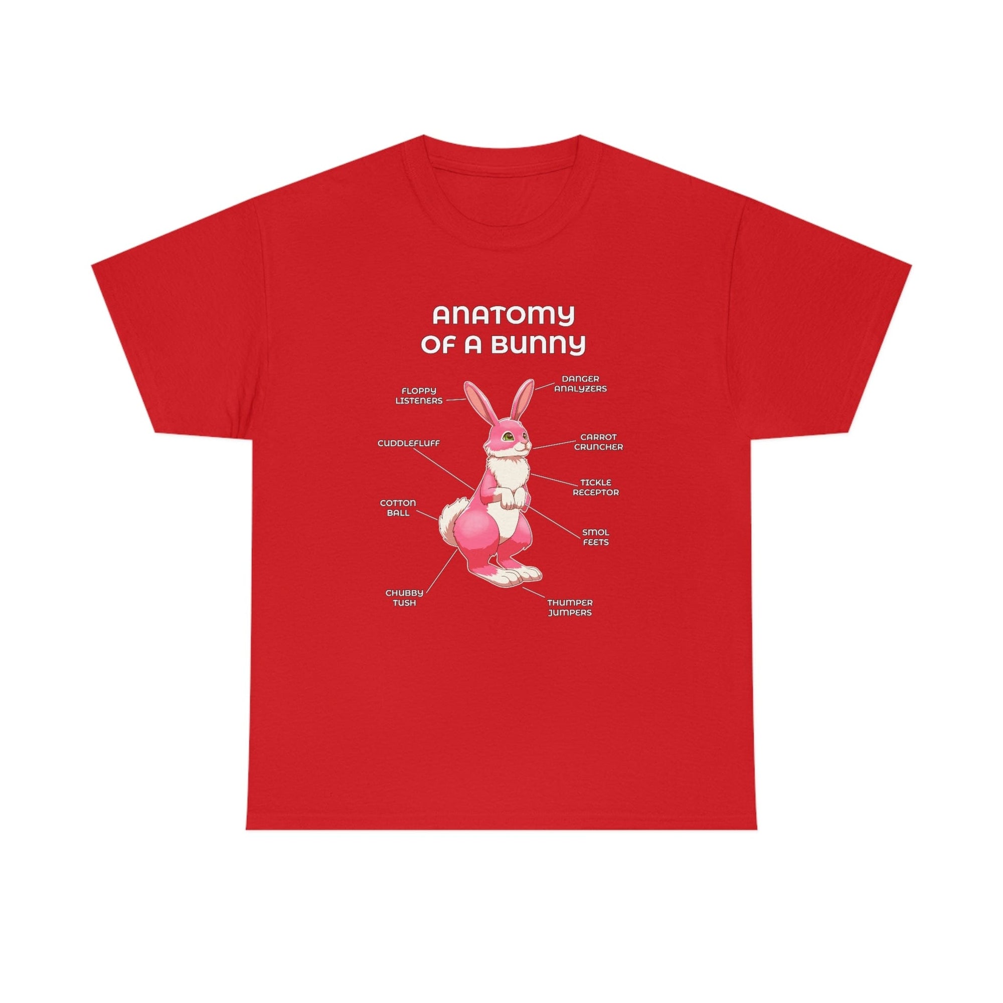 Bunny Pink - T-Shirt T-Shirt Artworktee Red S 