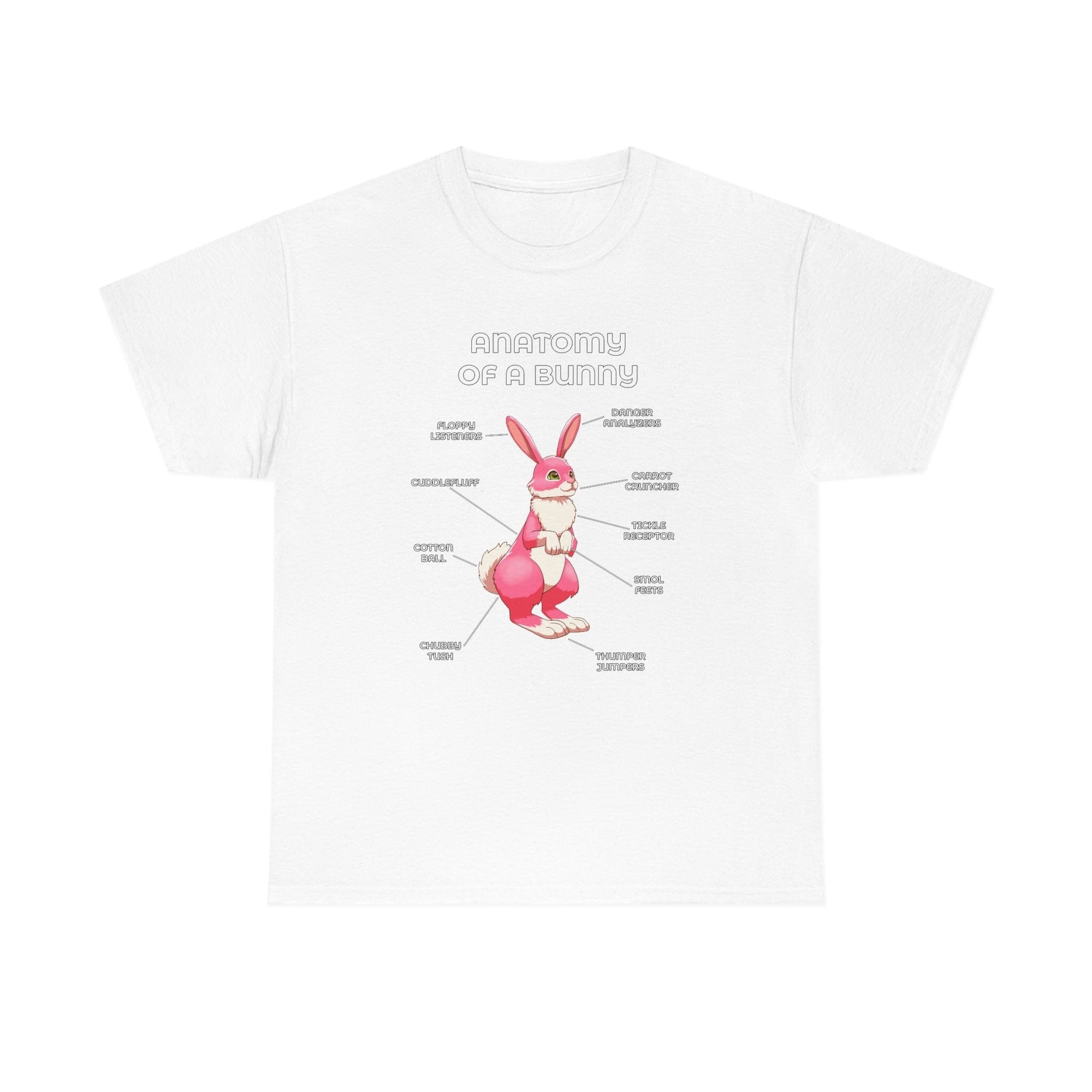 Bunny Pink - T-Shirt T-Shirt Artworktee White S 