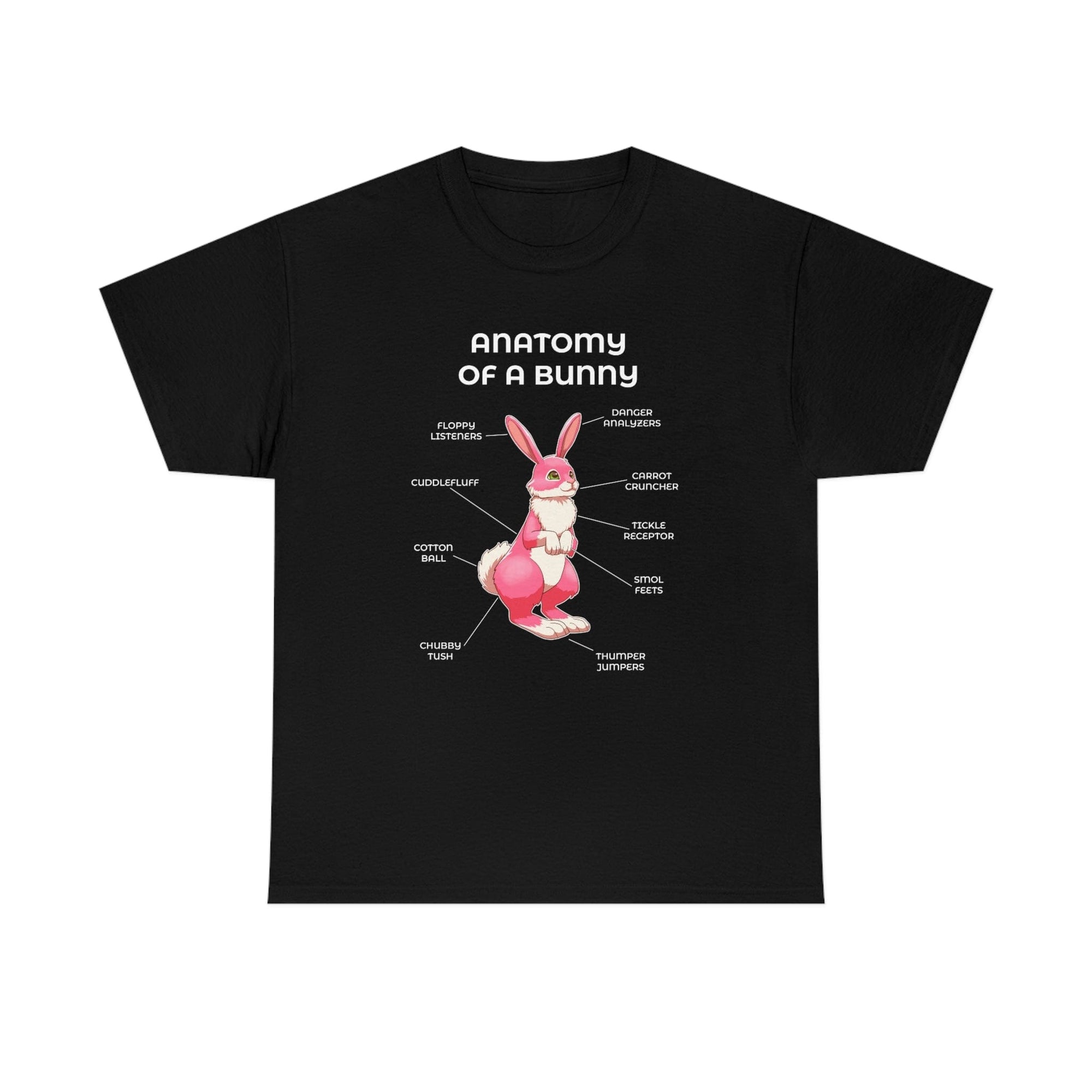 Bunny Pink - T-Shirt T-Shirt Artworktee Black S 