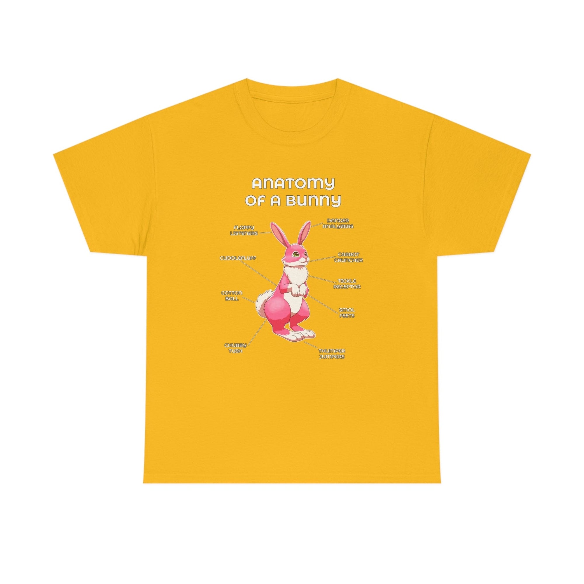 Bunny Pink - T-Shirt T-Shirt Artworktee Gold S 