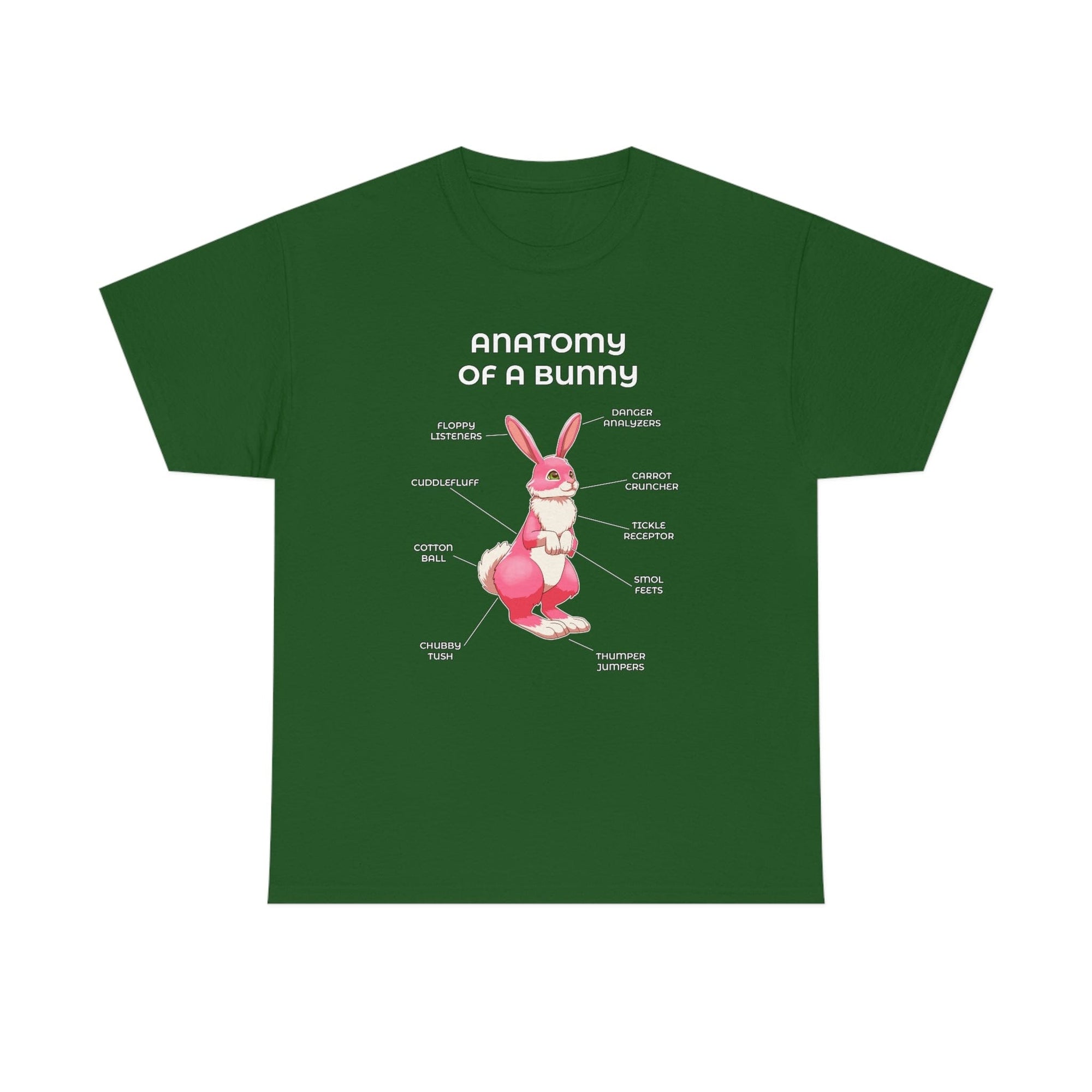 Bunny Pink - T-Shirt T-Shirt Artworktee Green S 