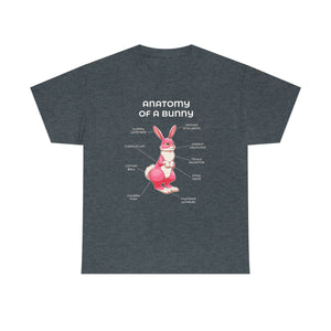 Bunny Pink - T-Shirt T-Shirt Artworktee Dark Heather S 