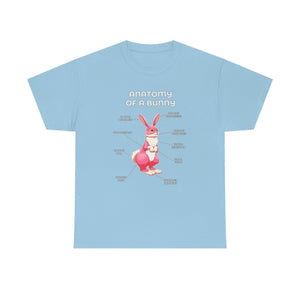 Bunny Pink - T-Shirt T-Shirt Artworktee Light Blue S 