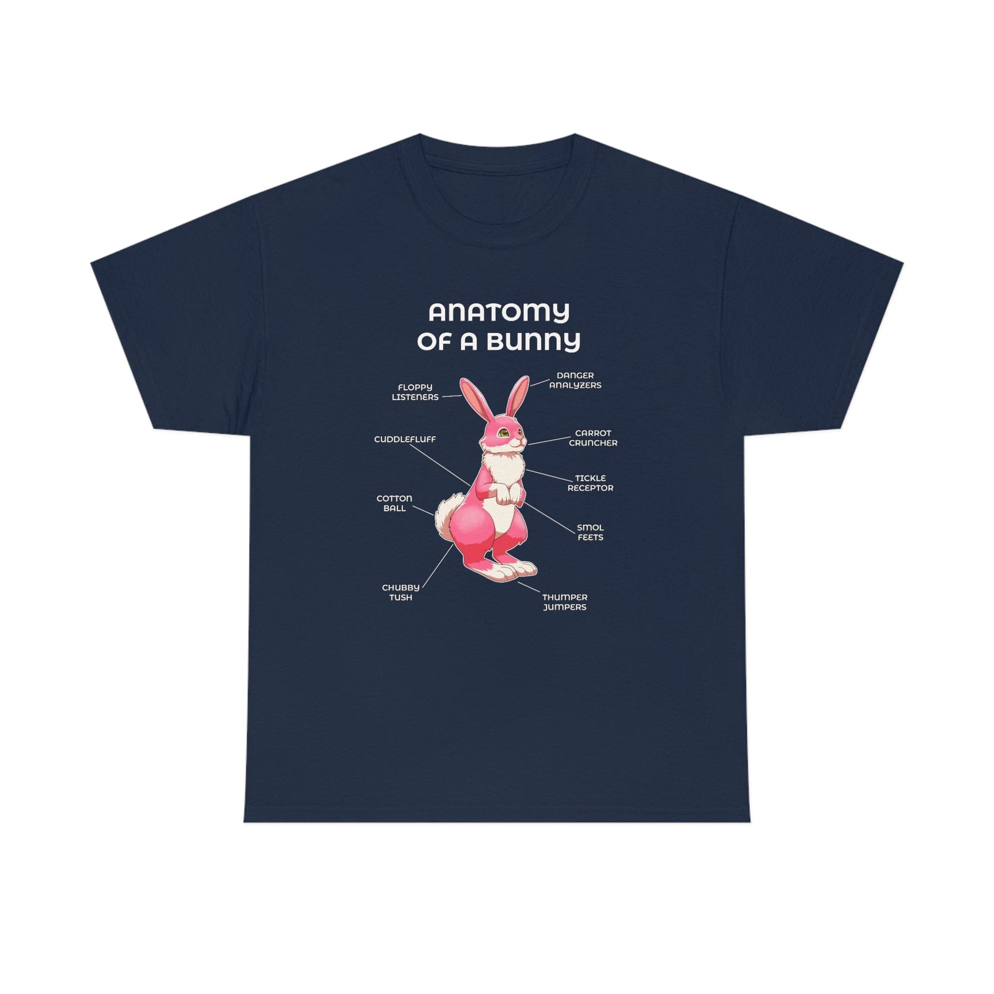 Bunny Pink - T-Shirt T-Shirt Artworktee Navy Blue S 