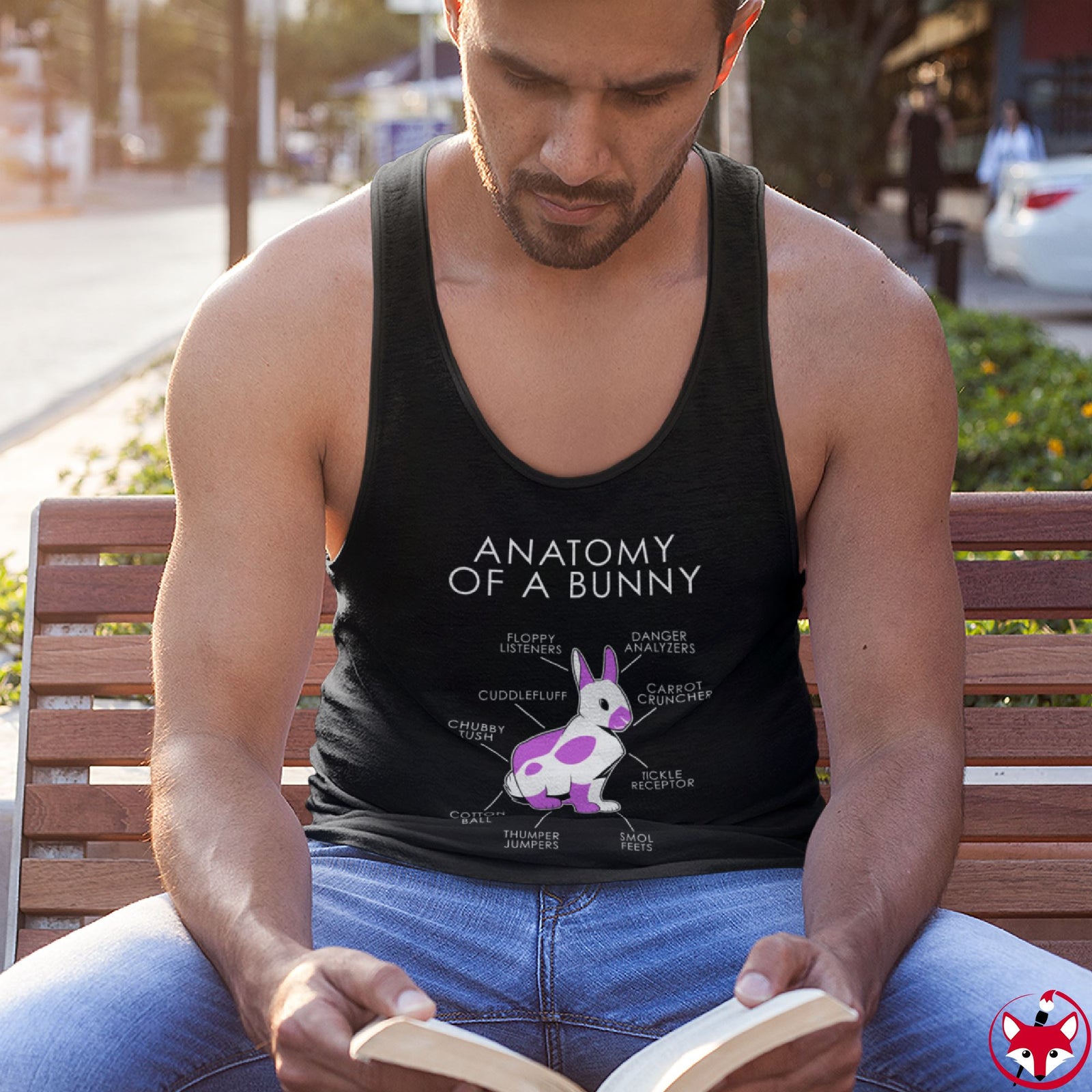 Bunny Pink - Tank Top Tank Top Artworktee 