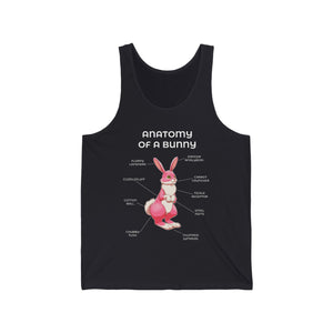 Bunny Pink - Tank Top Tank Top Artworktee Dark Grey XS 