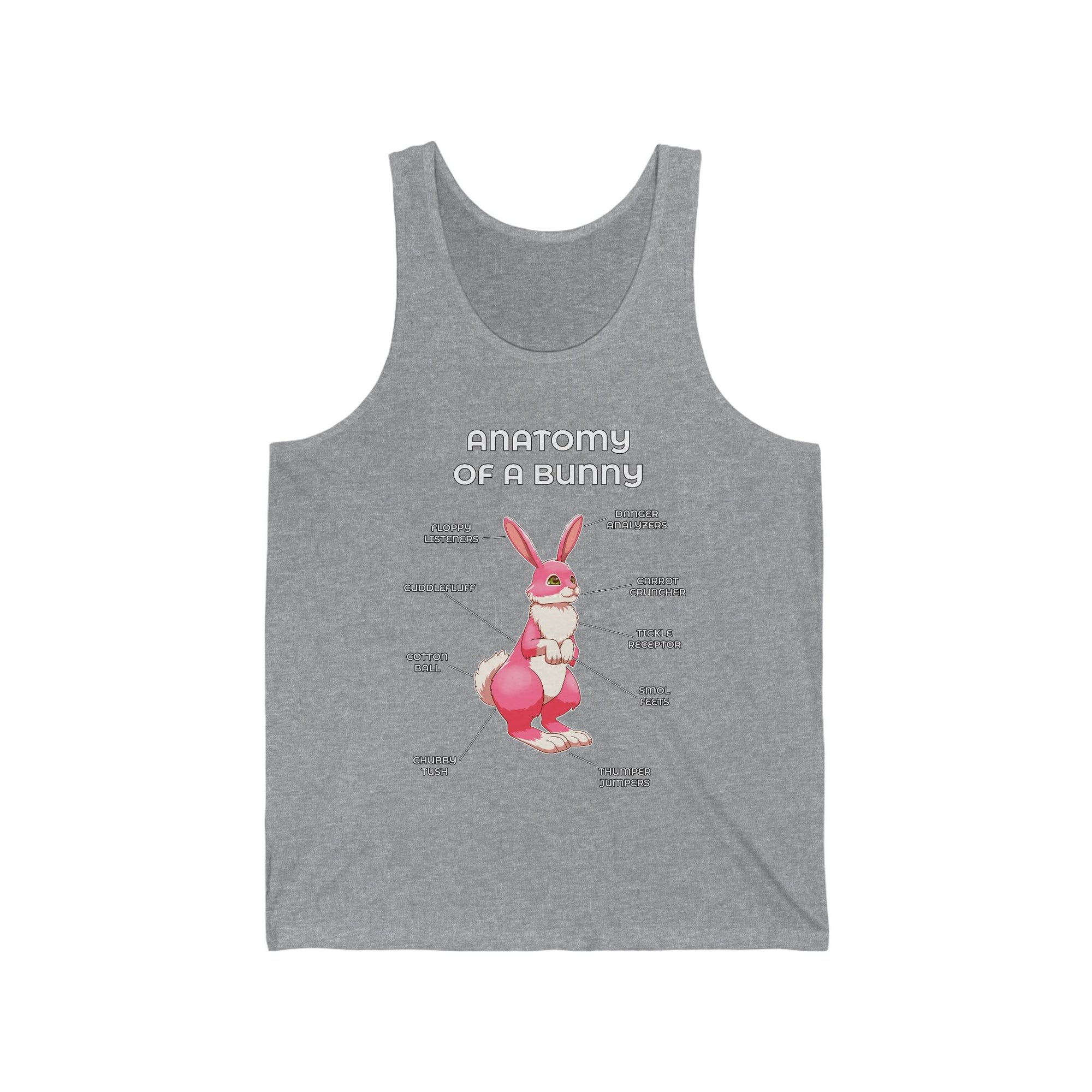 Bunny Pink - Tank Top Tank Top Artworktee Heather XS 