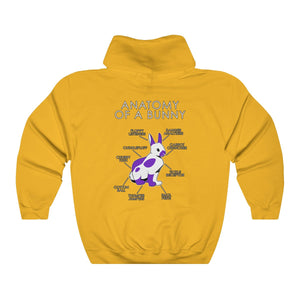 Bunny Purple - Hoodie Hoodie Artworktee Gold S 