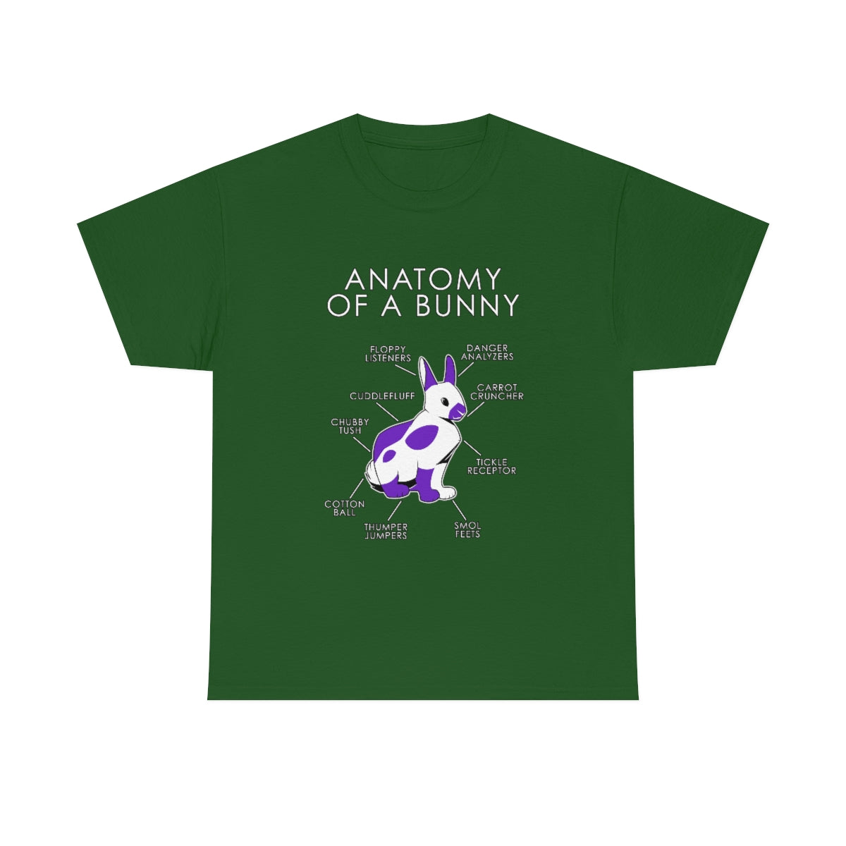 Bunny Purple - T-Shirt T-Shirt Artworktee Green S 