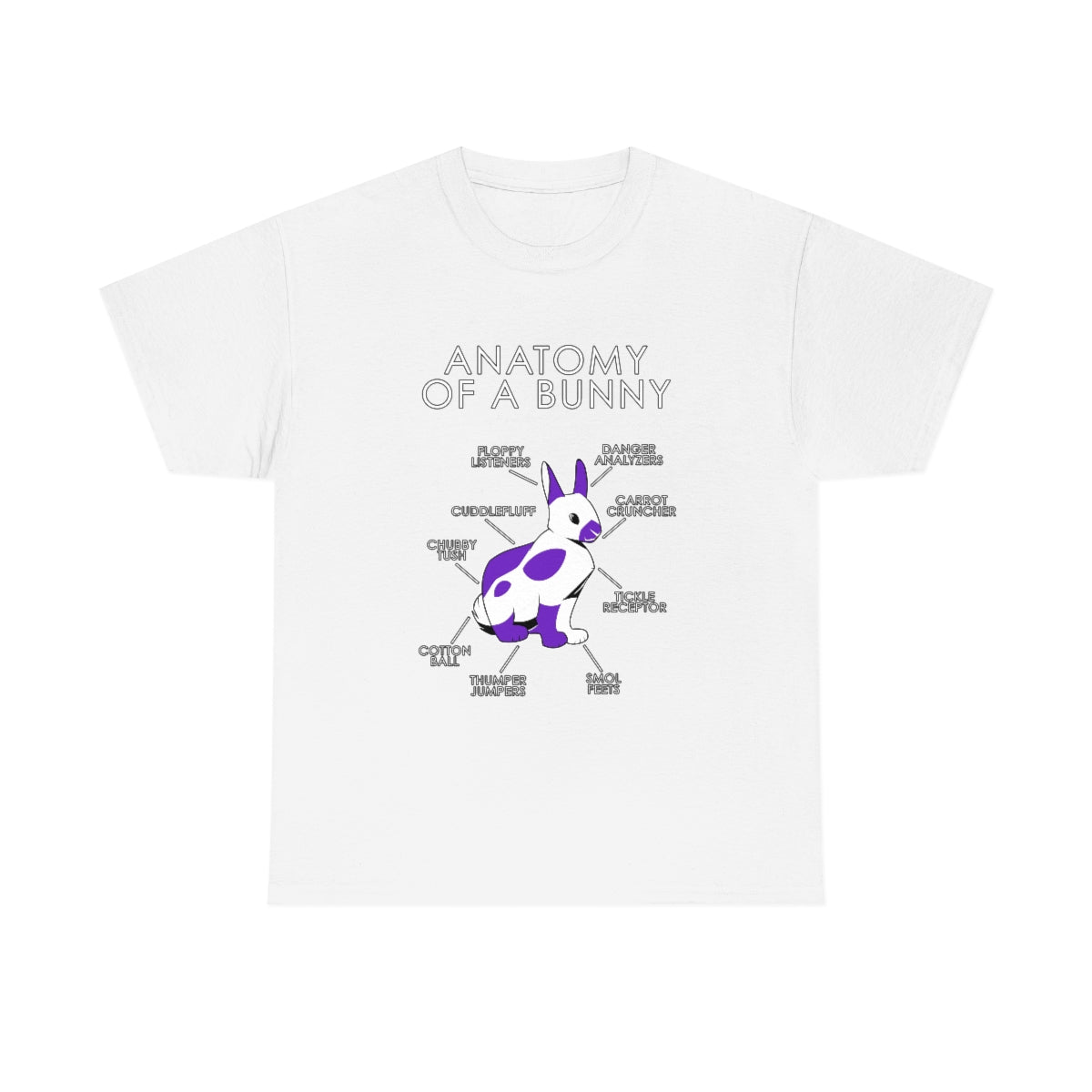 Bunny Purple - T-Shirt T-Shirt Artworktee White S 