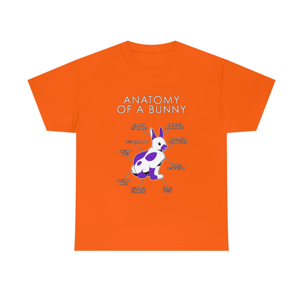 Bunny Purple - T-Shirt T-Shirt Artworktee Orange S 