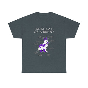 Bunny Purple - T-Shirt T-Shirt Artworktee Dark Heather S 