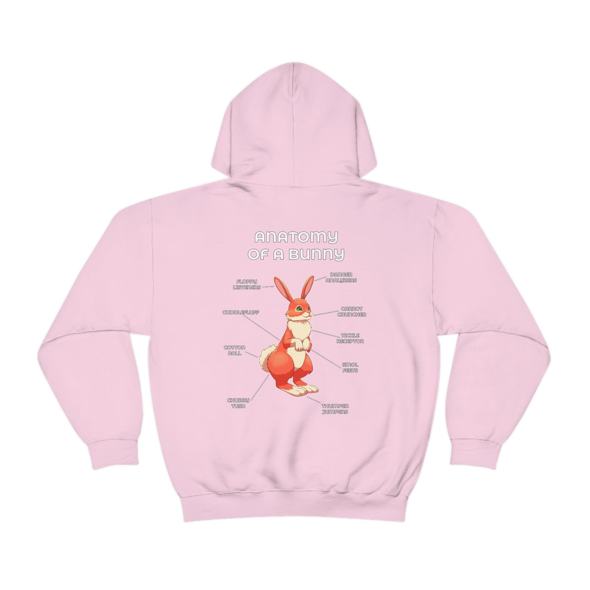 Bunny Red - Hoodie Hoodie Artworktee Light Pink S 