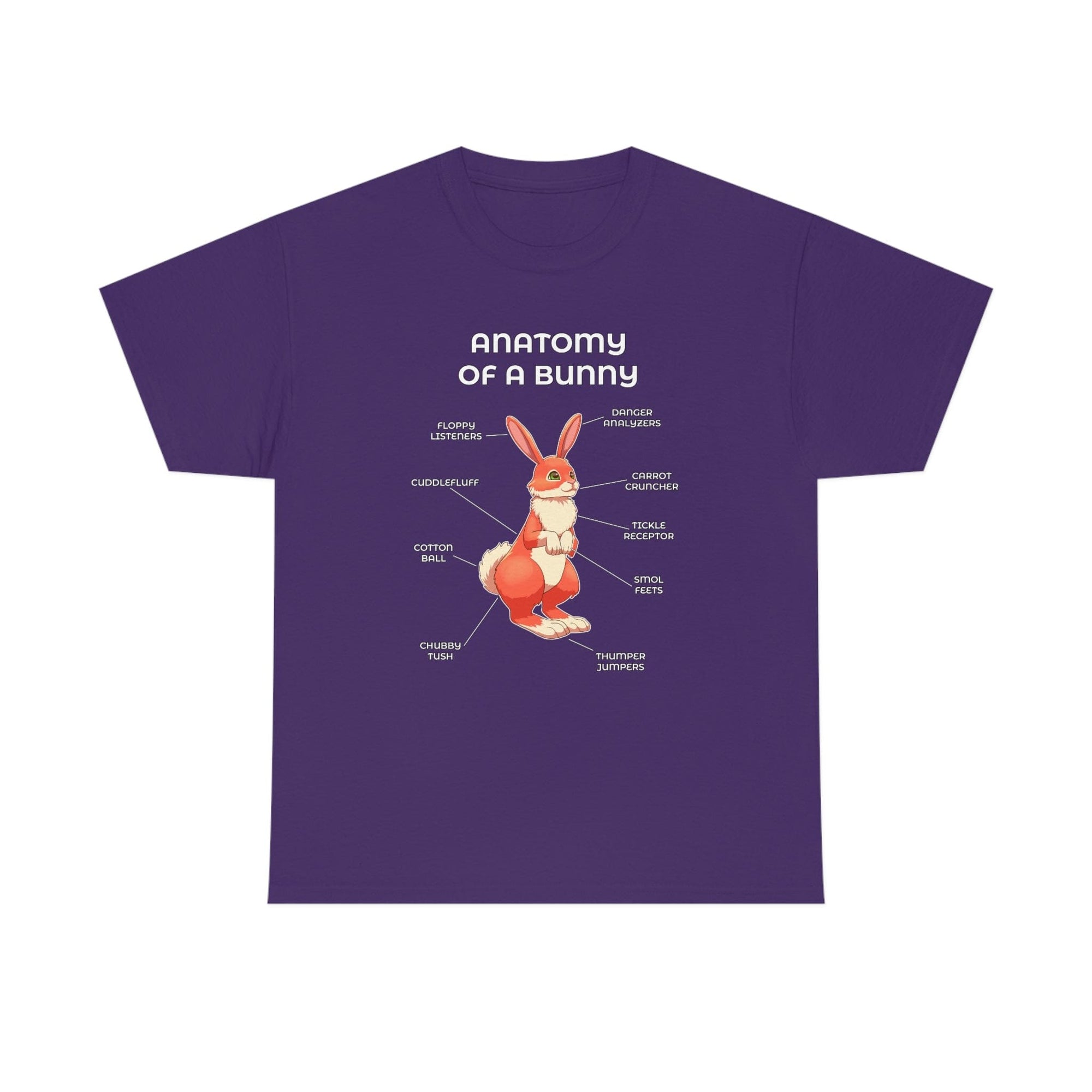 Bunny Red - T-Shirt T-Shirt Artworktee Purple S 