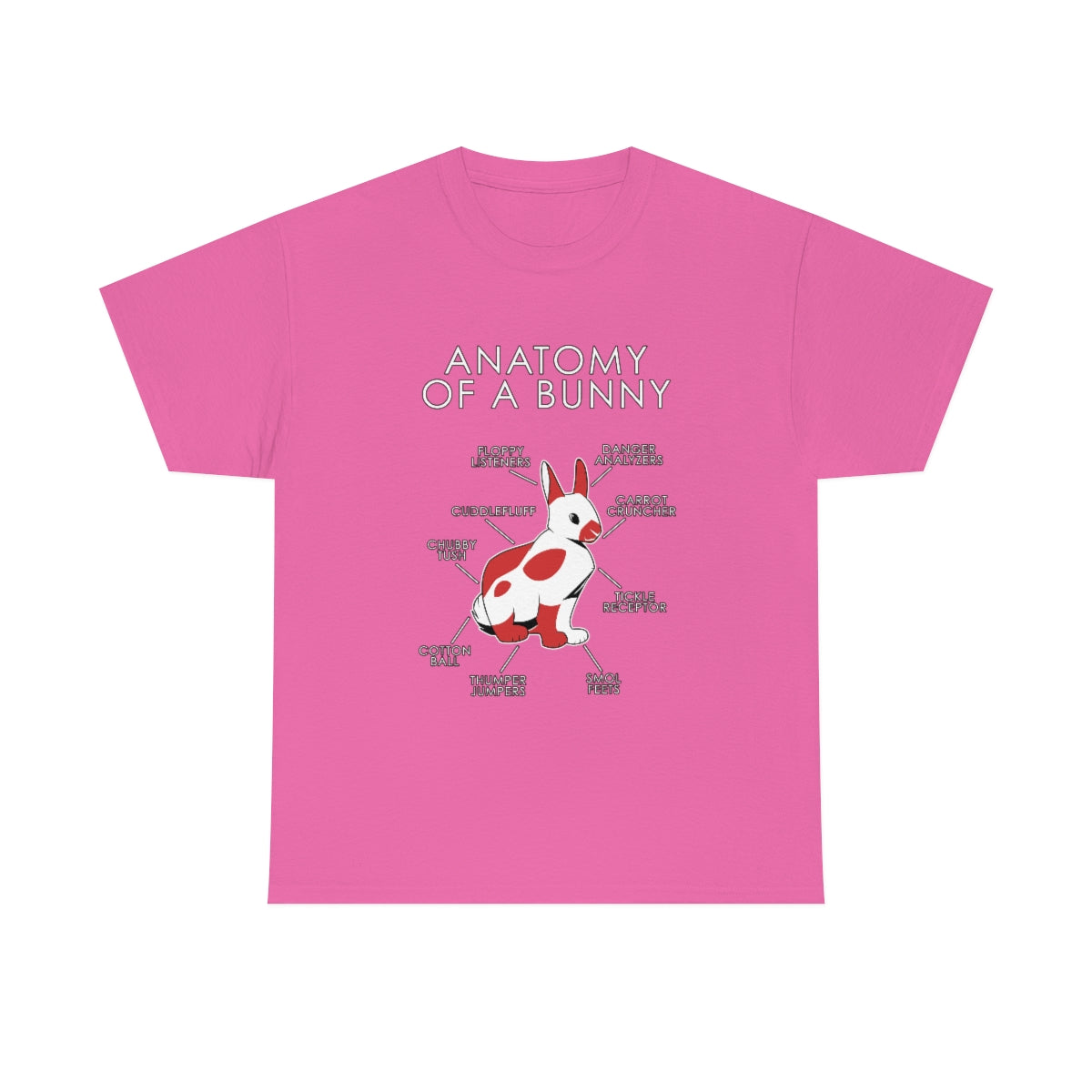 Bunny Red - T-Shirt T-Shirt Artworktee Pink S 