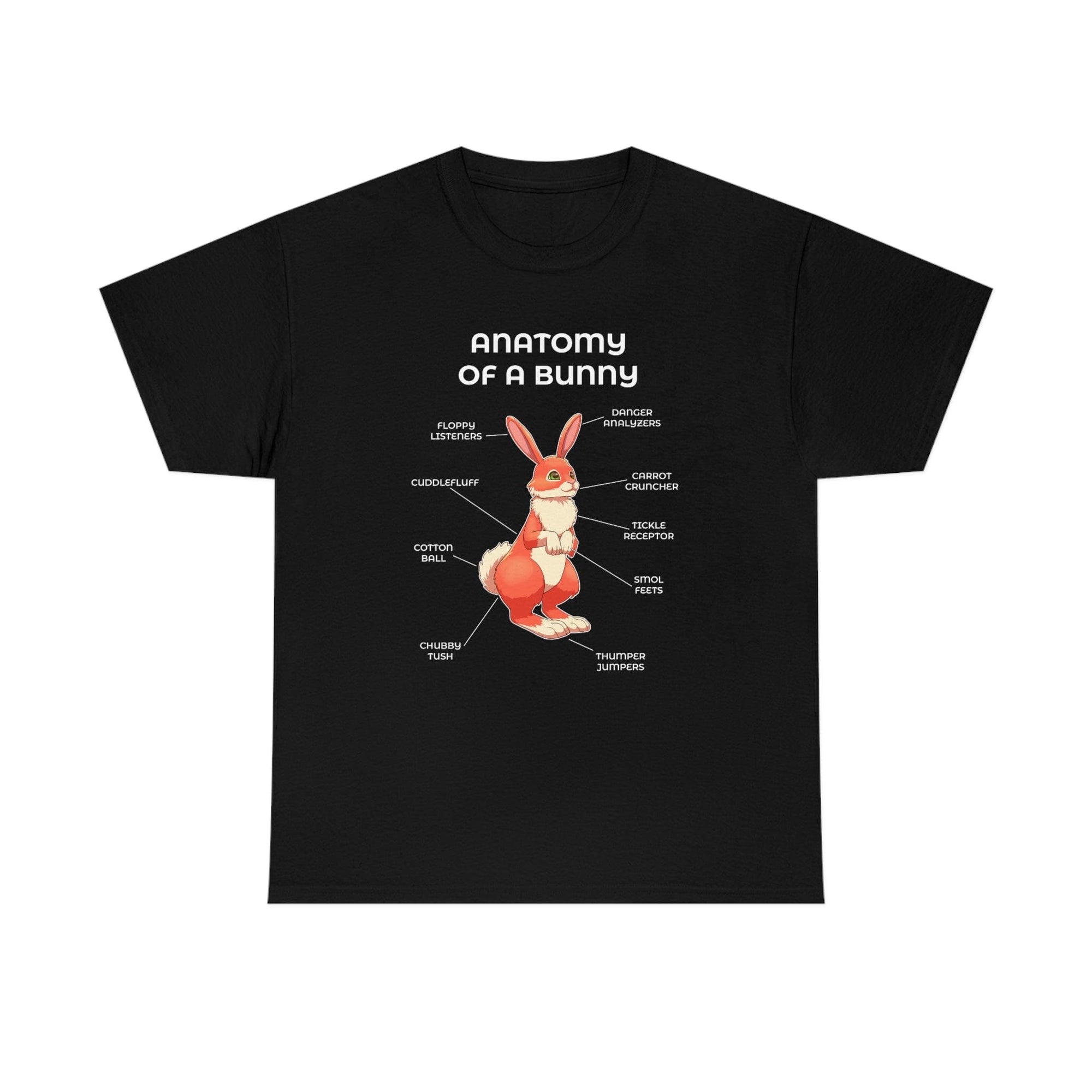 Bunny Red - T-Shirt T-Shirt Artworktee Black S 