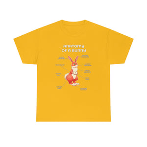 Bunny Red - T-Shirt T-Shirt Artworktee Gold S 