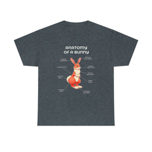 Bunny Red - T-Shirt T-Shirt Artworktee Dark Heather S 