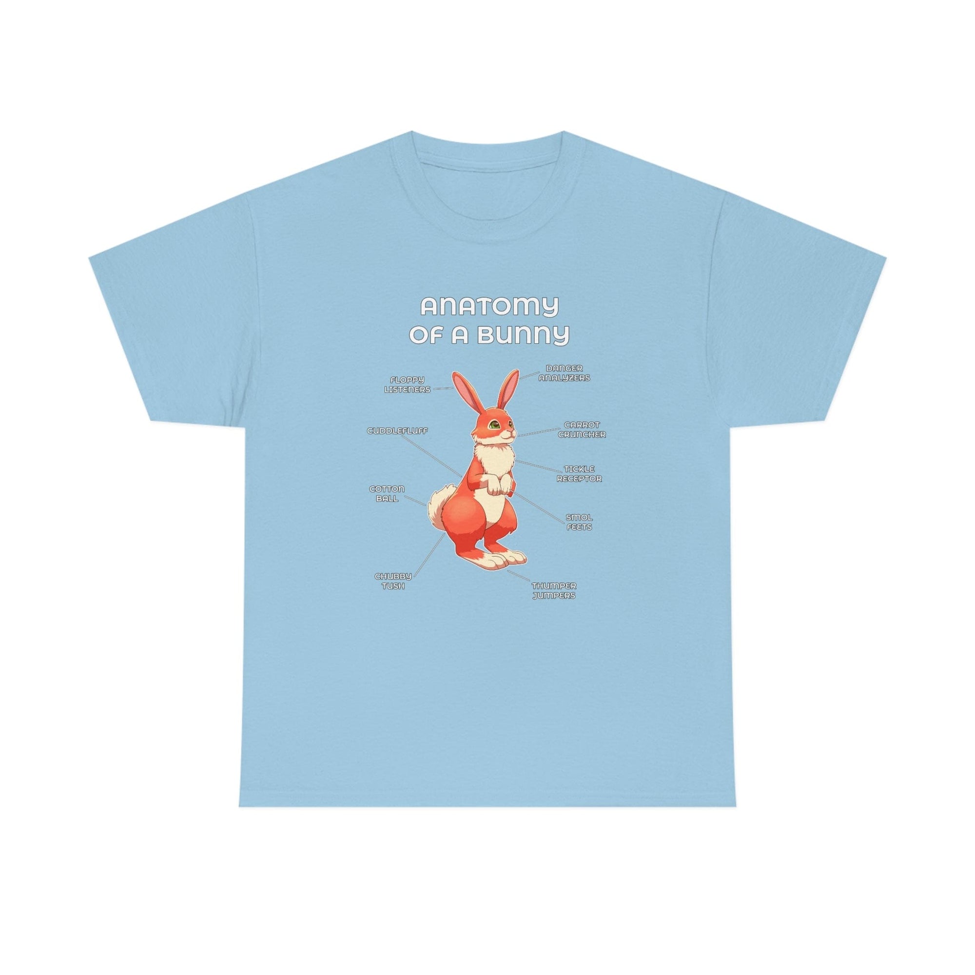 Bunny Red - T-Shirt T-Shirt Artworktee Light Blue S 