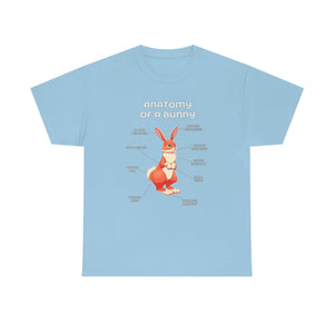 Bunny Red - T-Shirt T-Shirt Artworktee Light Blue S 