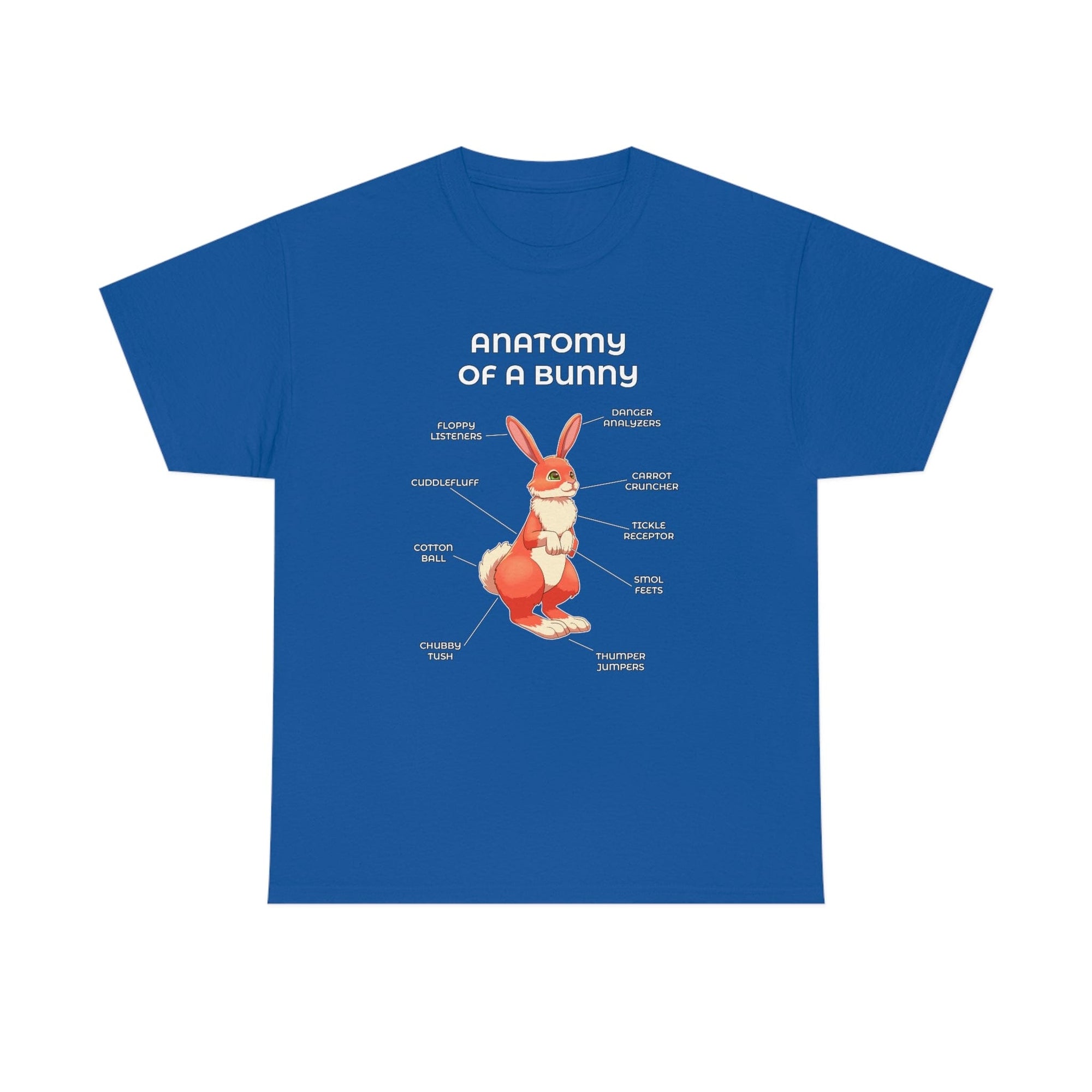 Bunny Red - T-Shirt T-Shirt Artworktee Royal Blue S 