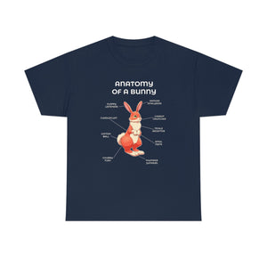 Bunny Red - T-Shirt T-Shirt Artworktee Navy Blue S 