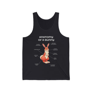 Bunny Red - Tank Top Tank Top Artworktee Dark Grey XS 