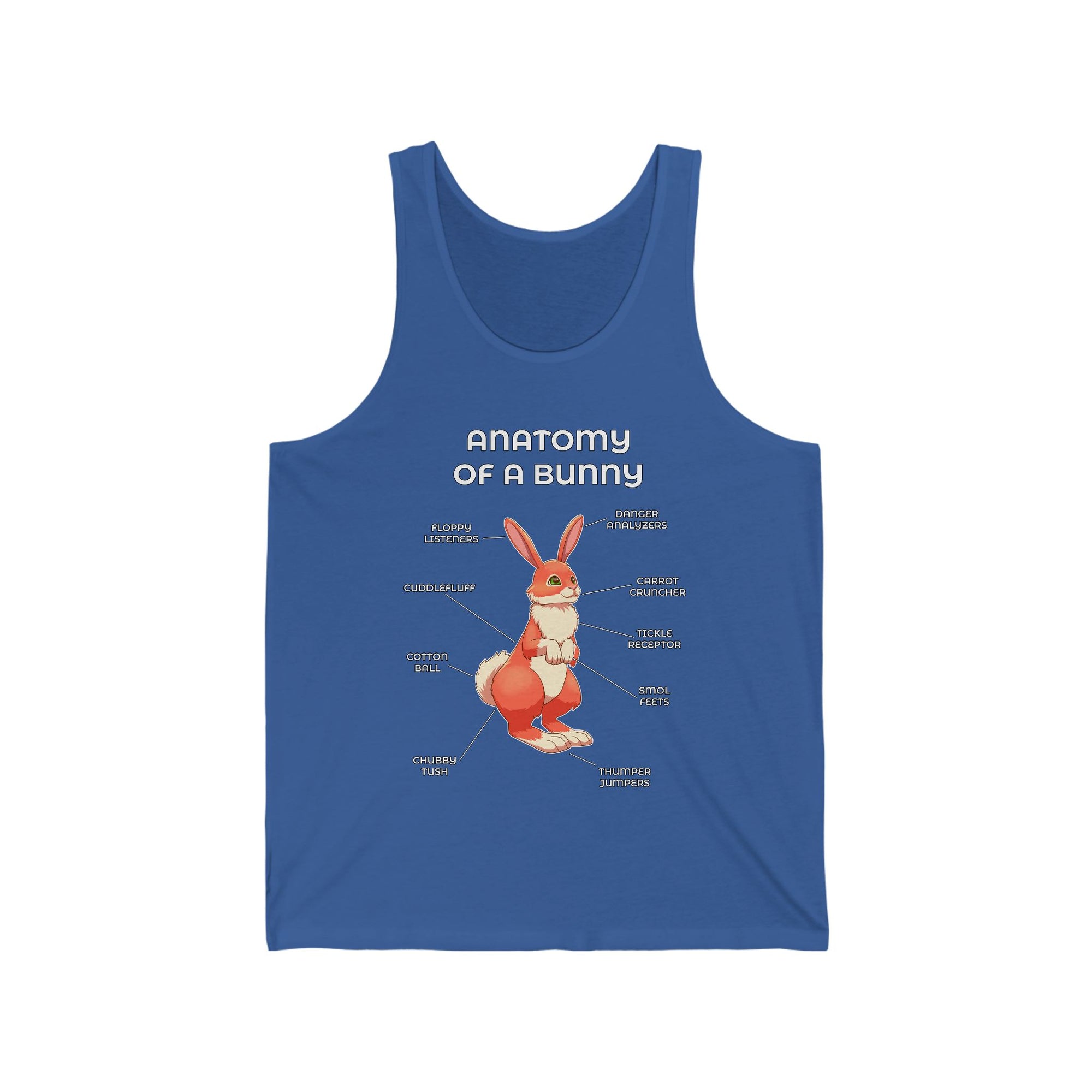 Bunny Red - Tank Top Tank Top Artworktee Royal Blue XS 