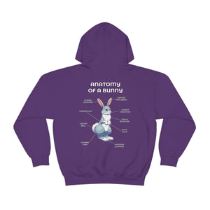 Bunny Silver - Hoodie Hoodie Artworktee Purple S 