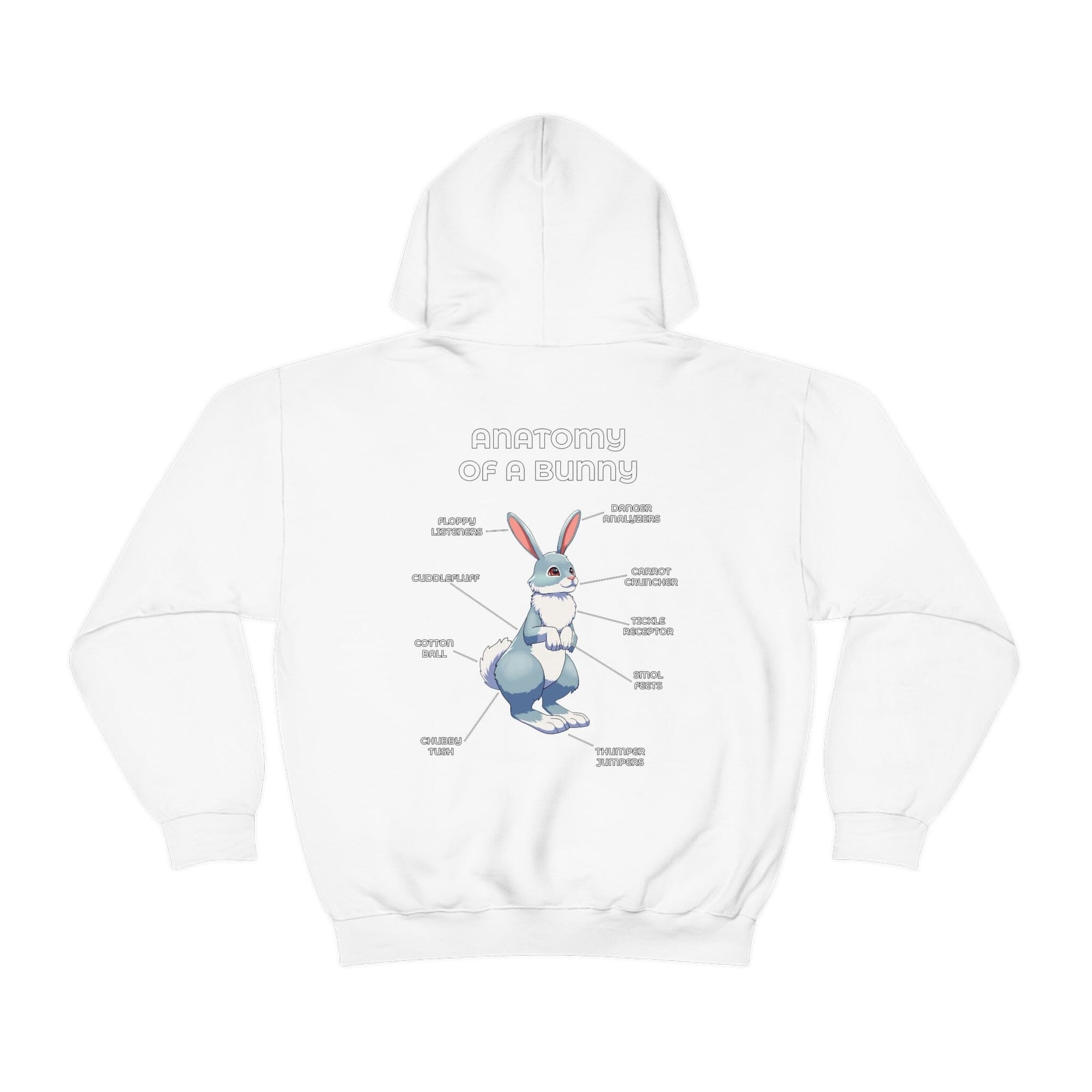 Bunny Silver - Hoodie Hoodie Artworktee White S 