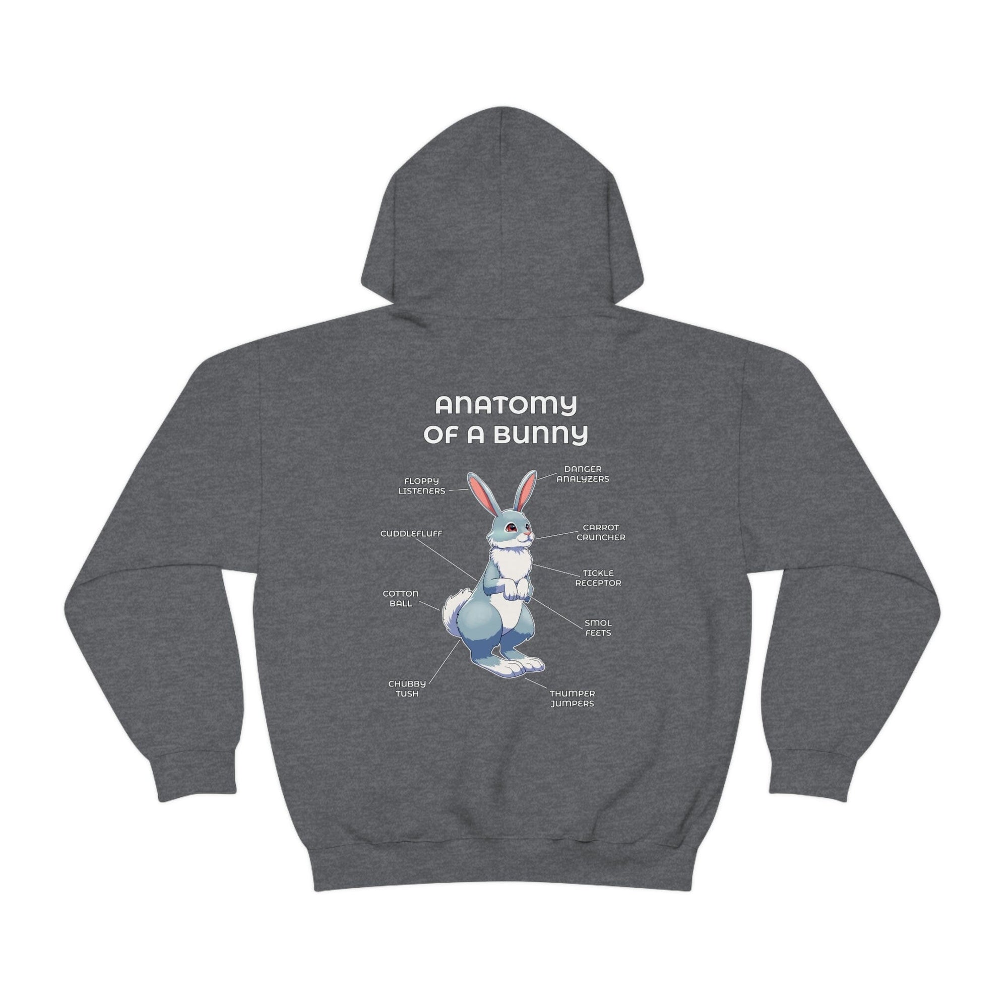 Bunny Silver - Hoodie Hoodie Artworktee Dark Heather S 