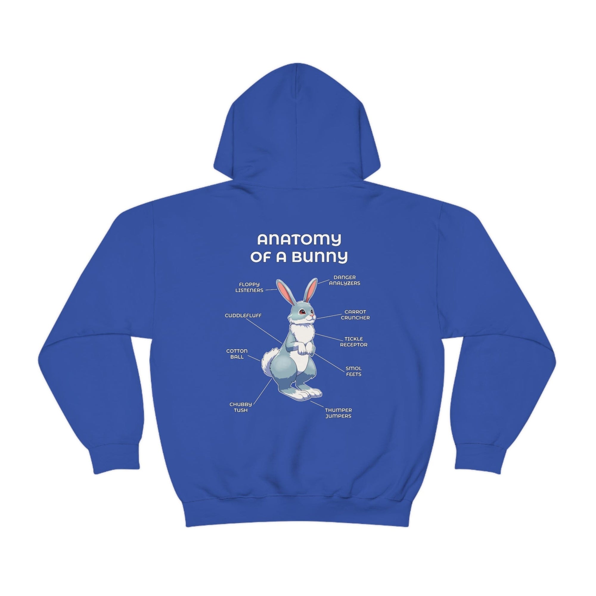 Bunny Silver - Hoodie Hoodie Artworktee Royal Blue S 