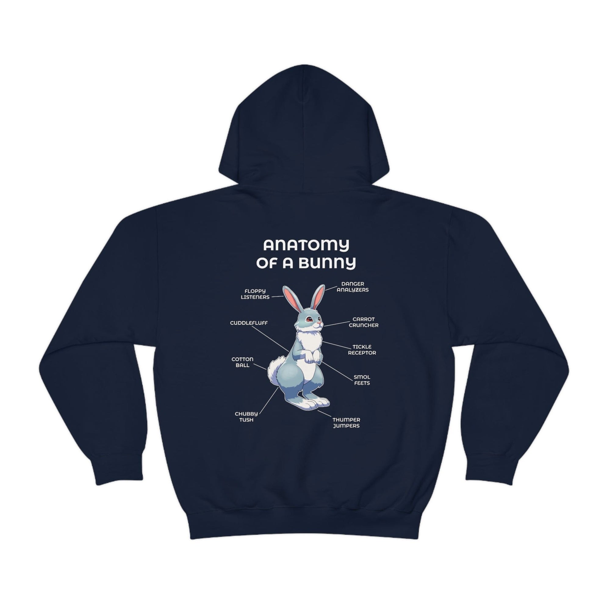 Bunny Silver - Hoodie Hoodie Artworktee Navy Blue S 