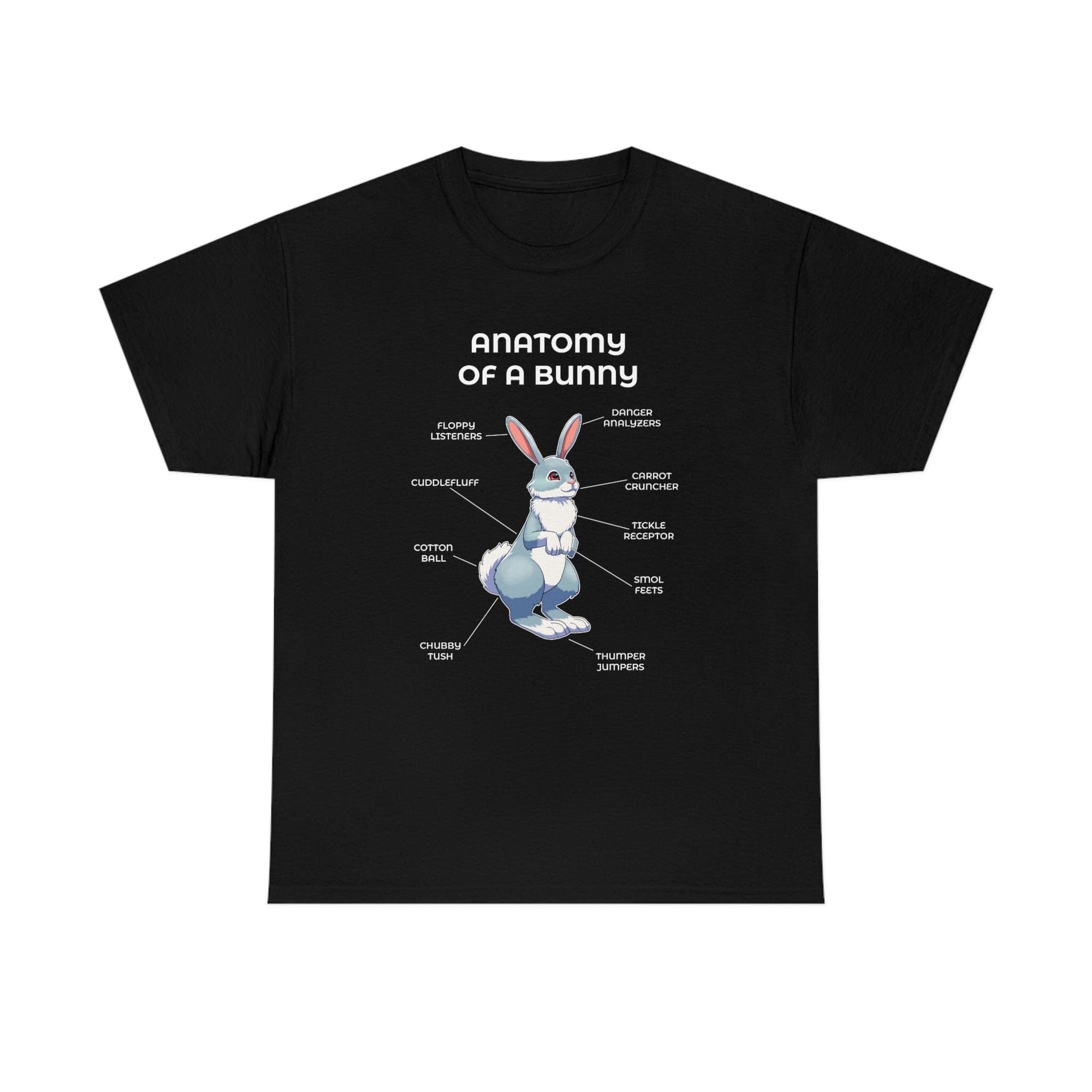 Bunny Silver - T-Shirt T-Shirt Artworktee Black S 