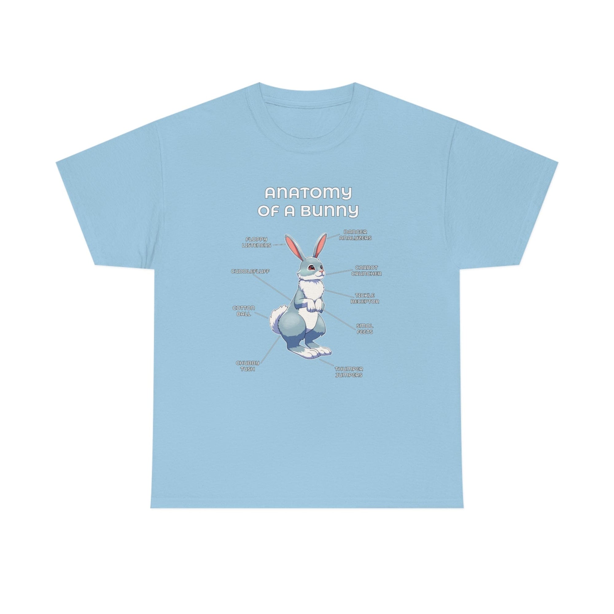 Bunny Silver - T-Shirt T-Shirt Artworktee Light Blue S 