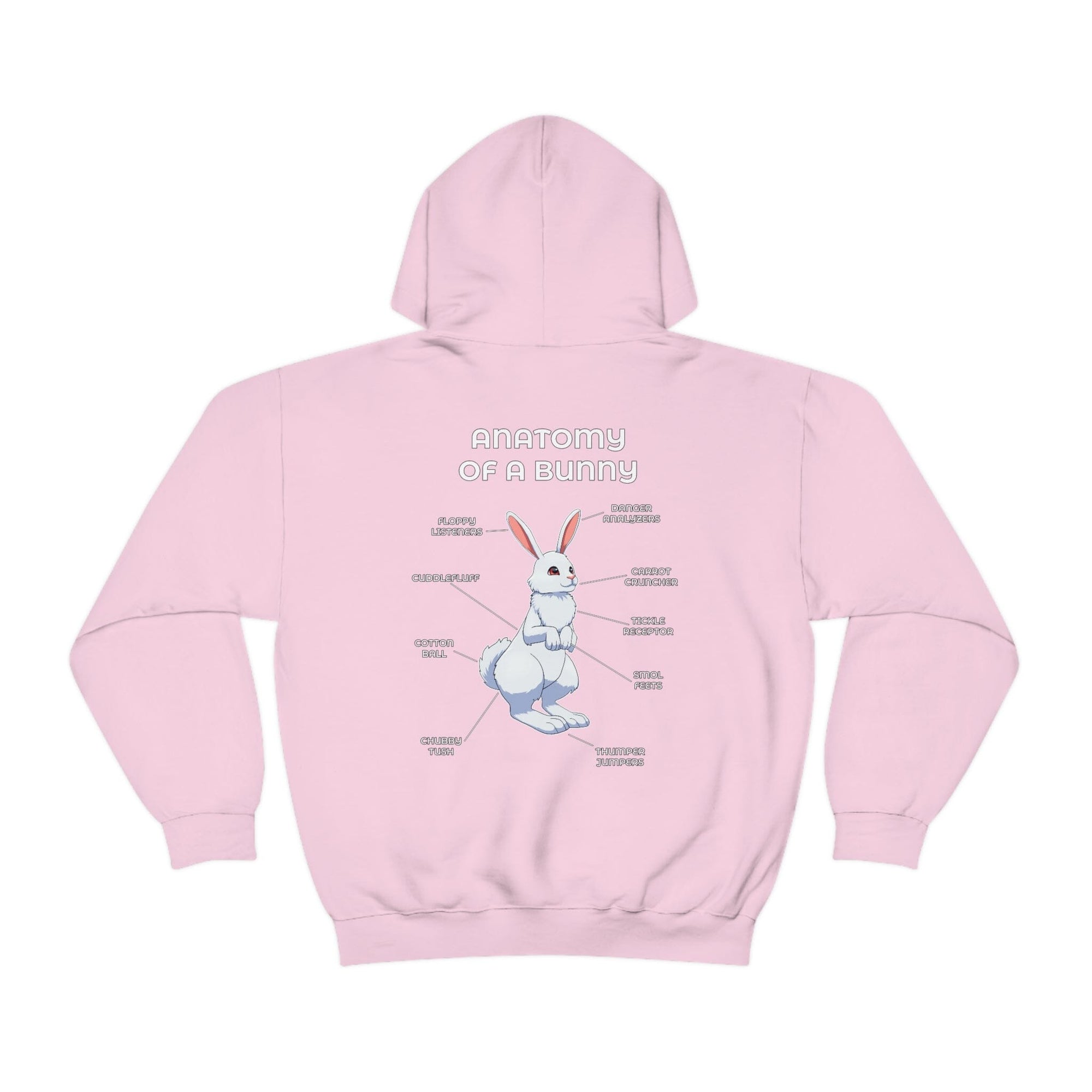 Bunny White - Hoodie Hoodie Artworktee Light Pink S 