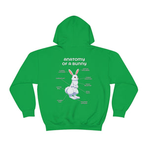 Bunny White - Hoodie Hoodie Artworktee Green S 