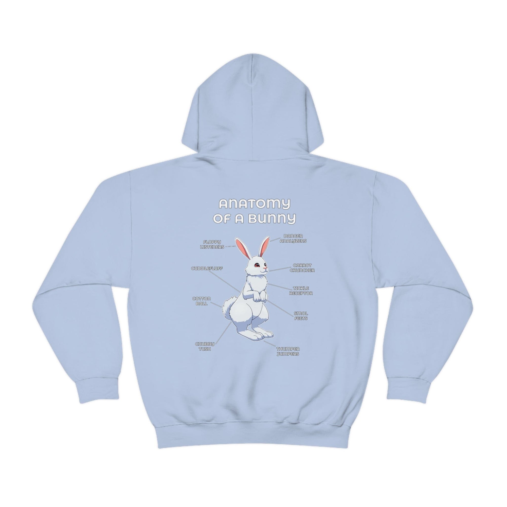 Bunny White - Hoodie Hoodie Artworktee Light Blue S 