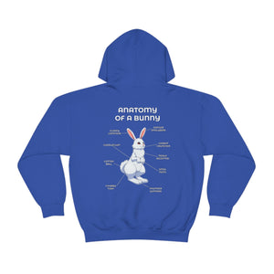 Bunny White - Hoodie Hoodie Artworktee Royal Blue S 