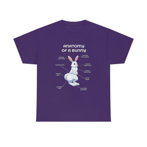 Bunny White - T-Shirt T-Shirt Artworktee Purple S 