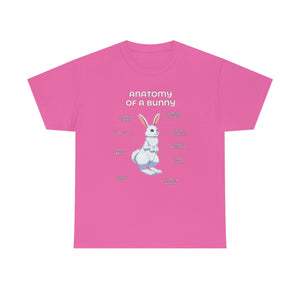 Bunny White - T-Shirt T-Shirt Artworktee Pink S 