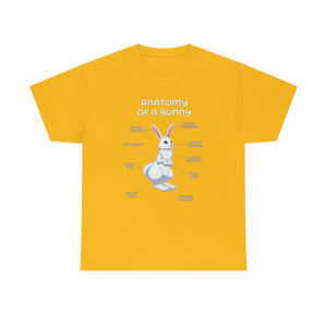 Bunny White - T-Shirt T-Shirt Artworktee Gold S 