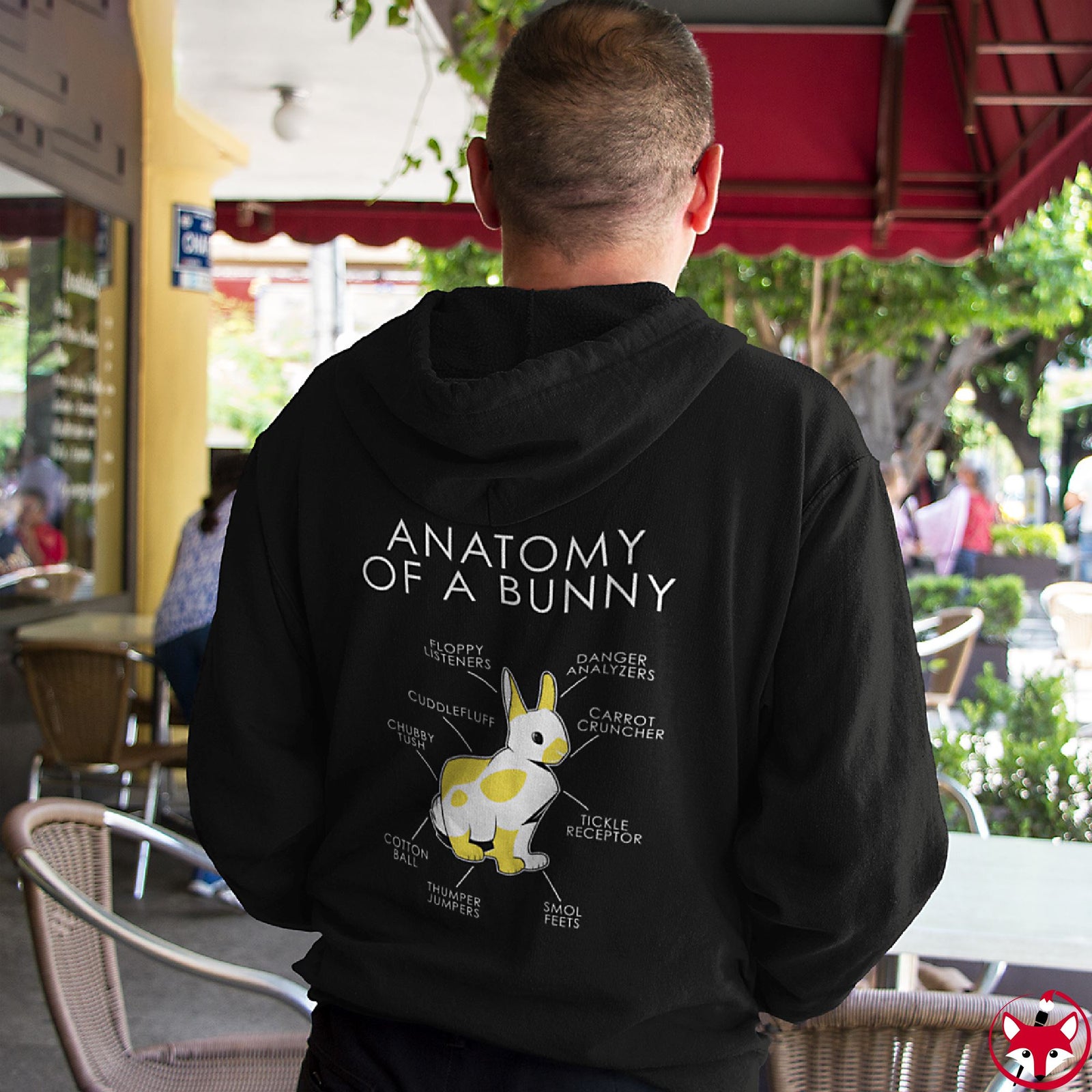 Bunny Yellow - Hoodie Hoodie Artworktee 