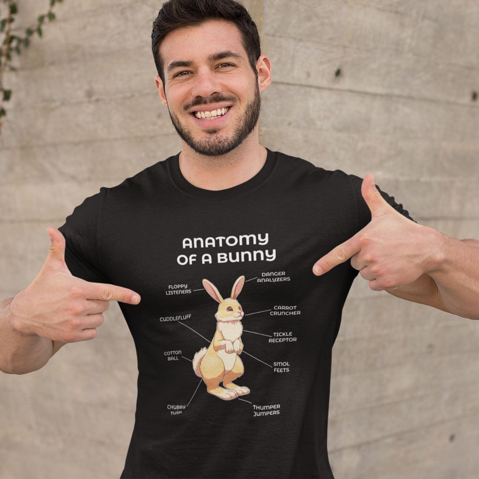 Bunny Yellow - T-Shirt T-Shirt Artworktee 