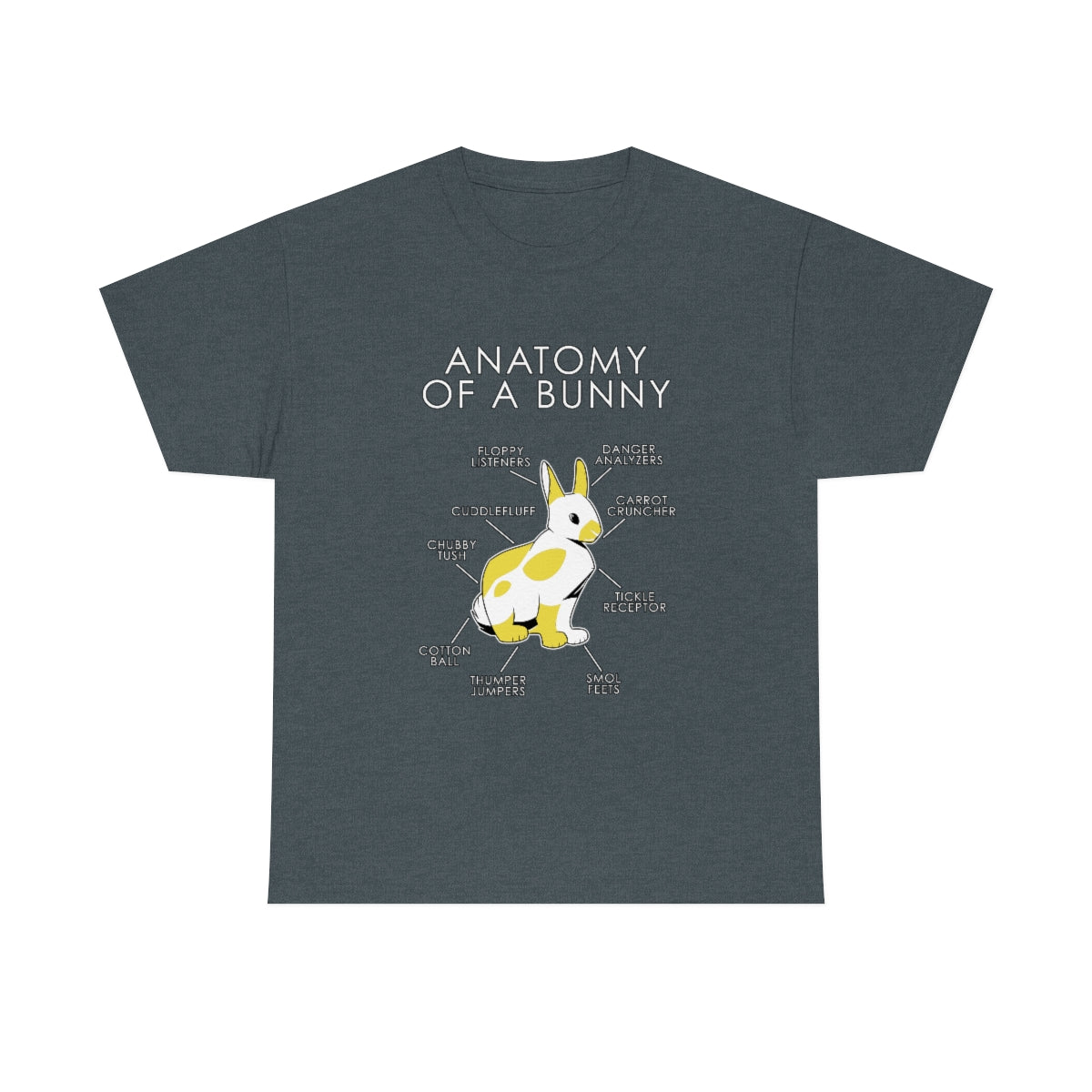 Bunny Yellow - T-Shirt T-Shirt Artworktee Dark Heather S 