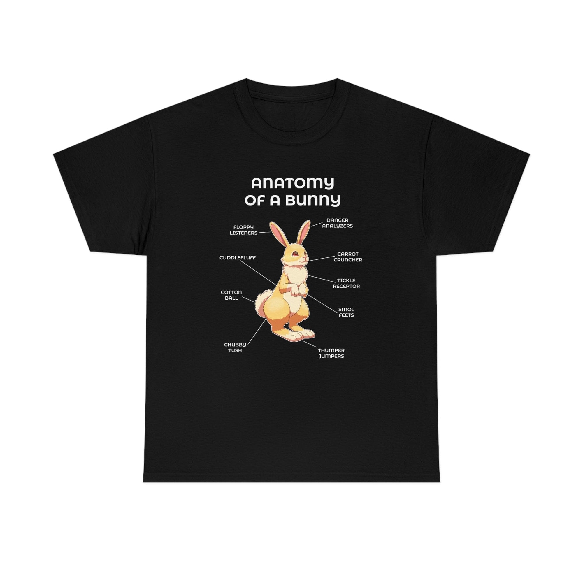 Bunny Yellow - T-Shirt T-Shirt Artworktee Black S 