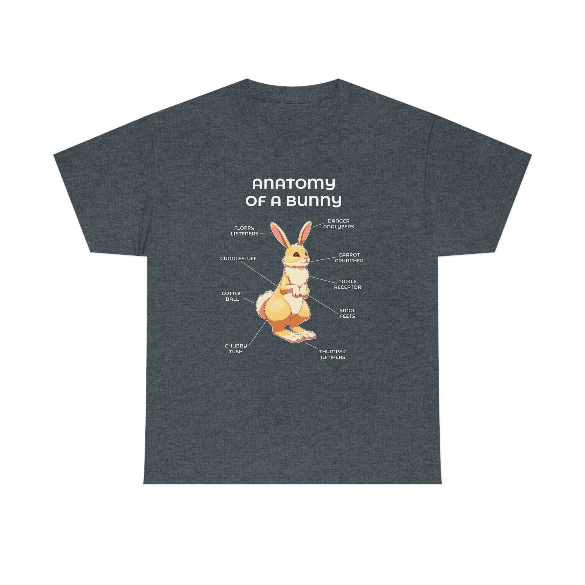 Bunny Yellow - T-Shirt T-Shirt Artworktee Dark Heather S 