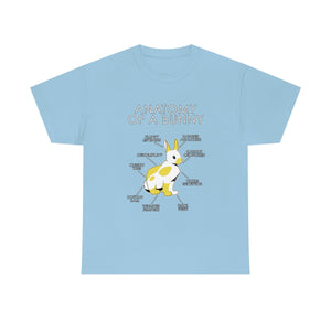Bunny Yellow - T-Shirt T-Shirt Artworktee Light Blue S 