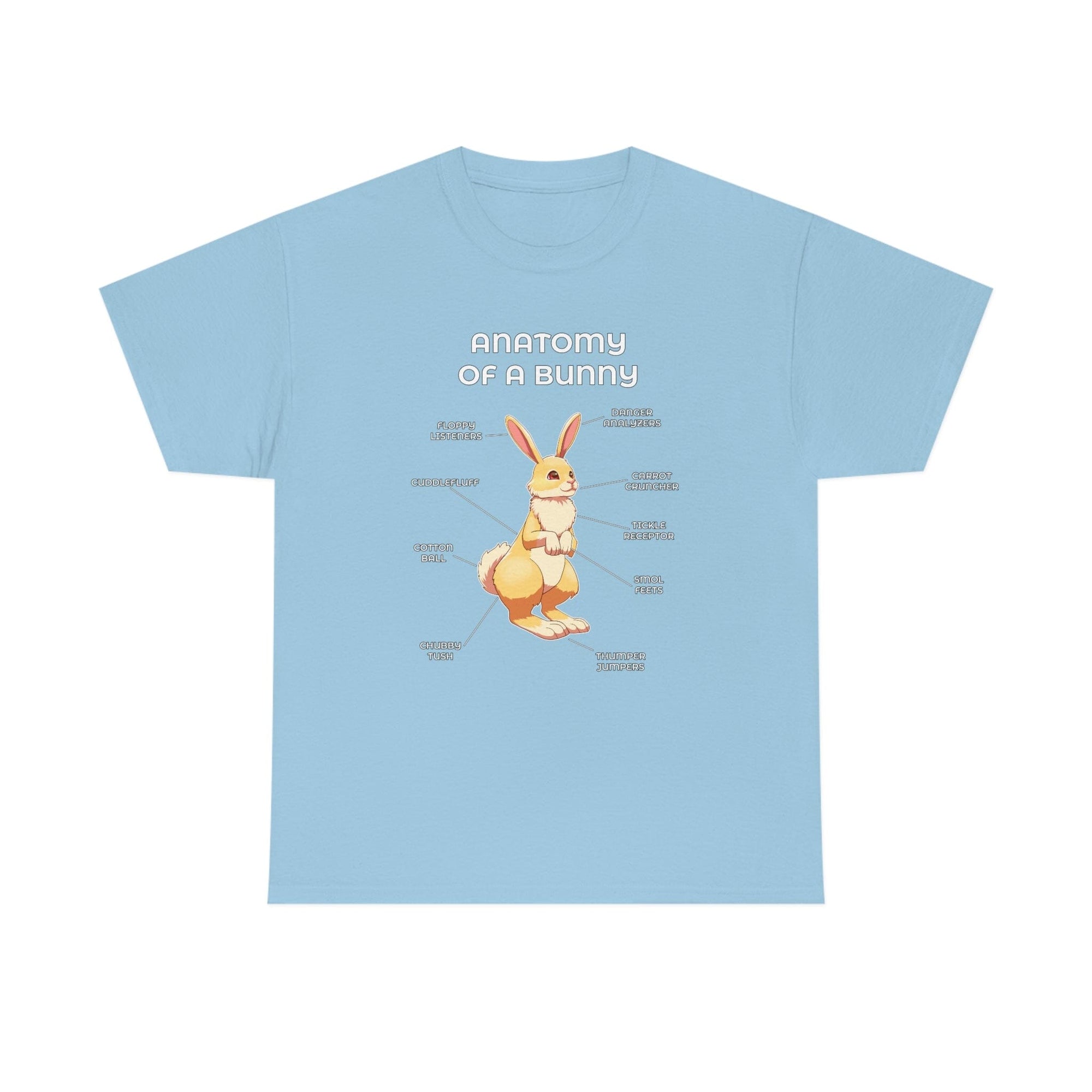 Bunny Yellow - T-Shirt T-Shirt Artworktee Light Blue S 